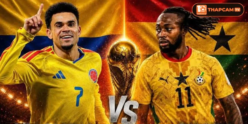  Lịch sử đối đầu Colombia vs Ghana không có dữ liệu mang tính tham khảo.